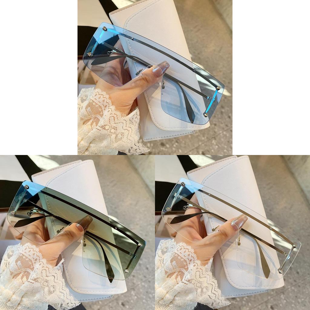 Metal Rim Square Sunglasses For Men Women With Uv400 Protection For Outdoor Fashion And Driving
