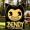 1PC Bendy Ink Outdoor Flannel Throw Blanket HD Printed Lightweight Soft Warm All Season Blanket for Sofa, Bed, Travel