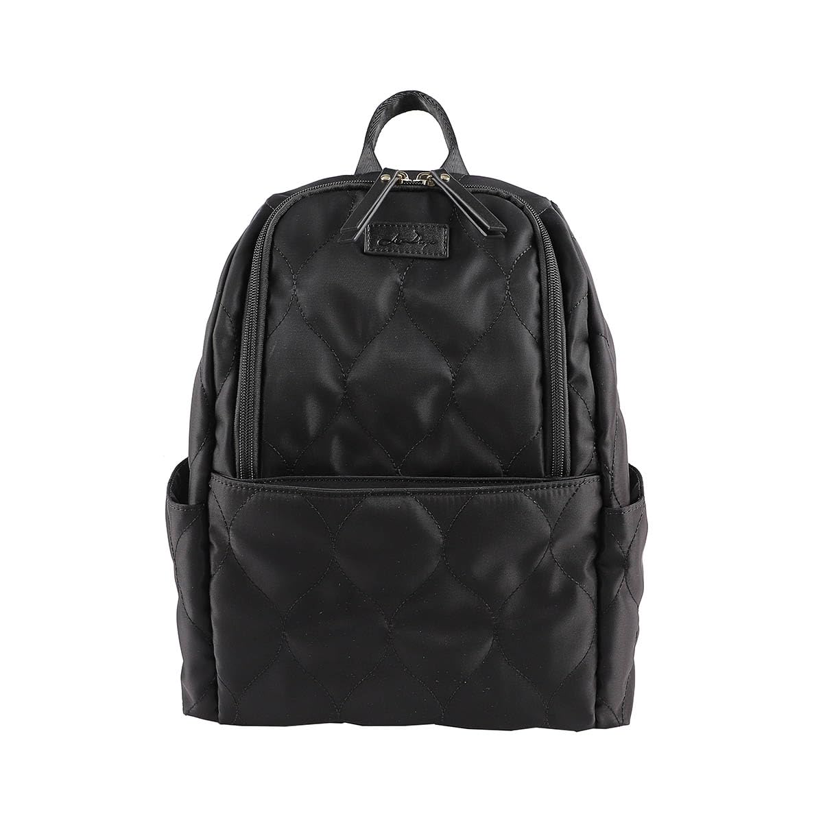 

Lizdays Легкий нейлоновый мини-рюкзак для женщин, маленький, формата B5, стеганый, (черный) чёрный