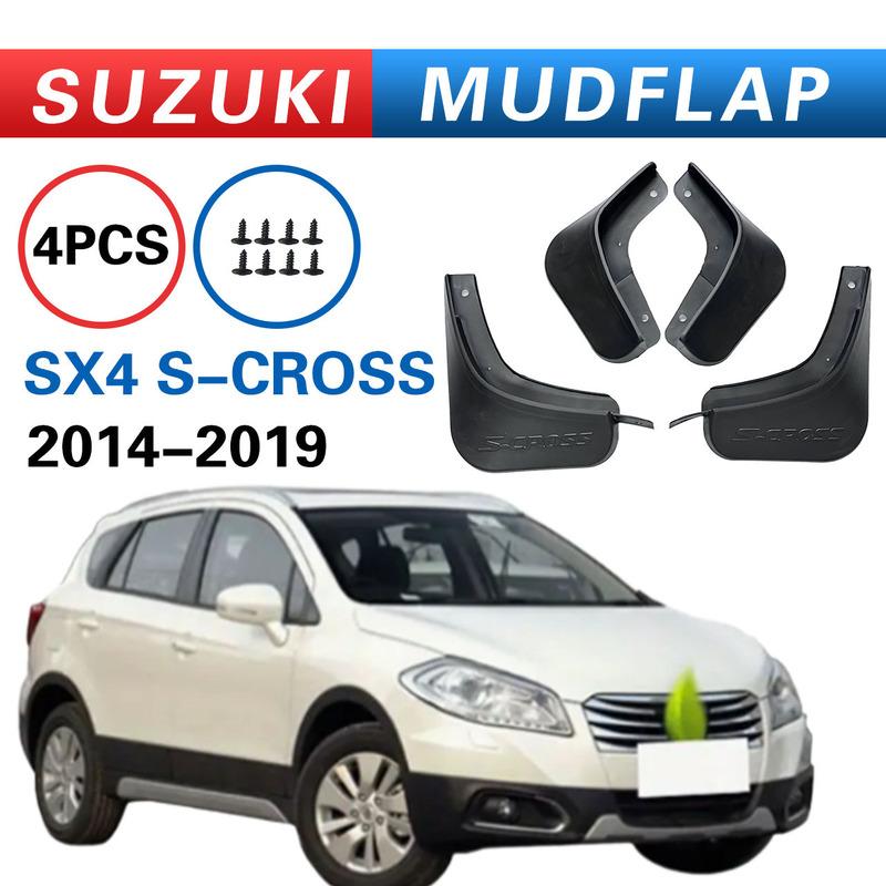 For Suzuki Sx4 S-Cross Sx4 Crossover mudguard, Splash proof mudguard, front and rear wheel fender