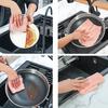 10 Pz Casa Cucina Ispessito Assorbente Acqua Panno Asciugamano Pulizia Piatti in Velluto Corallo
