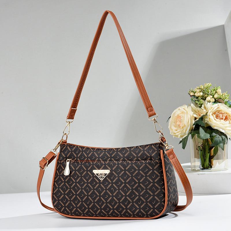 nderarm bag women's new fashion messenger trend large capacity texture middle-aged and elderly shoulder women's bag