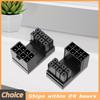 ATX 8Pin 180 Degree Angled Connector ATX GPU Adapter 8Pin 180 Degree Angled Power Steering Connector for Desktops Graphics Card