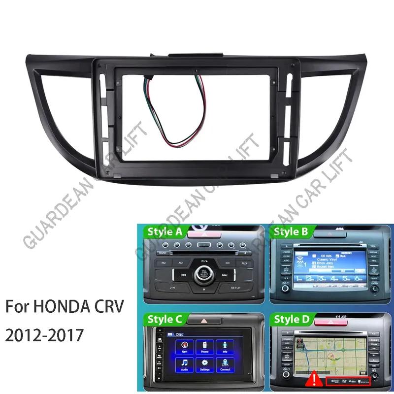 9"/10.1" For HONDA CRV 2012-2017Car Radio Fascias Android GPS MP5 Stereo Player 2 Din Head Unit Panel Dash Frame Installation