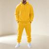 Men's Pullover Hoodie Sweatshirt Athletic Set for Training and Casual Wear