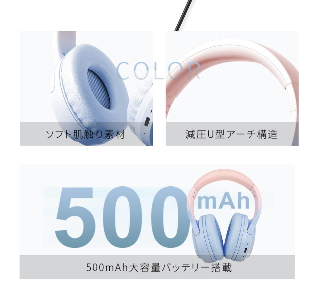 Meisei Shop Wireless Headphones, Bluetooth 6.1, Wired and Wireless Compatible, Over-Ear, HiFi Sound Quality, 40mm Drivers, Noise Cancelling, USB-C