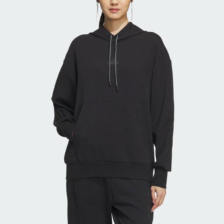 Adidas Future Style Hoodie With Reflective Stripes Unisex Hoodies Black IM9037