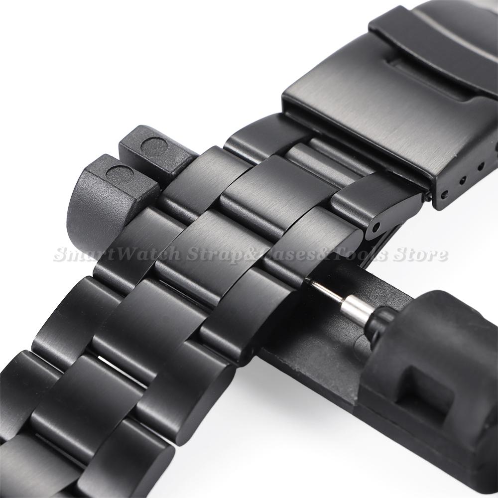 18/20/22/24mm Solid Stainless Steel Watch Bands for Seiko 5 SKX009/007 for Jubilee Curved End Metal Watch Strap Watch Bracelets