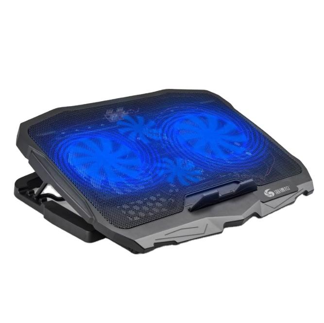 Laptop Cooler Stand 4 Cooling Fans Cooler Notebook Fan Laptop Cooling Pad Two USB Ports Cooling Radiator Laptop Stand