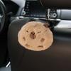 1 or 2PC Cute Cartoon Capybara Car Seat Back Hooks Storage Auto Headrest Organizer Hanger for Groceries Bag Handbag Decoration