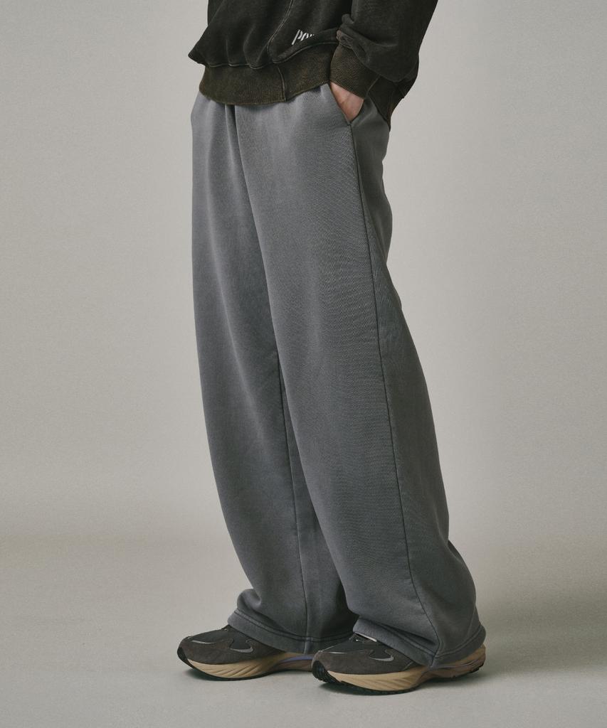 Beodeonteu (Fleece-Lined) Basic Wide Sweatpants [Gray]