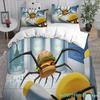 Copripiumino Set Biancheria da Letto Wobbly & Life Singolo Gemello Matrimoniale Queen King Size Trapunta Copri Letto Anime Federa 2-3 Pezzi Set