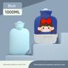 Hot Water Bottle, Thickened Explosion-Proof Hand Warmer, Small Hand Warmer Bag, Women's Belly Warmer, Plush Hot Compress Water Bag