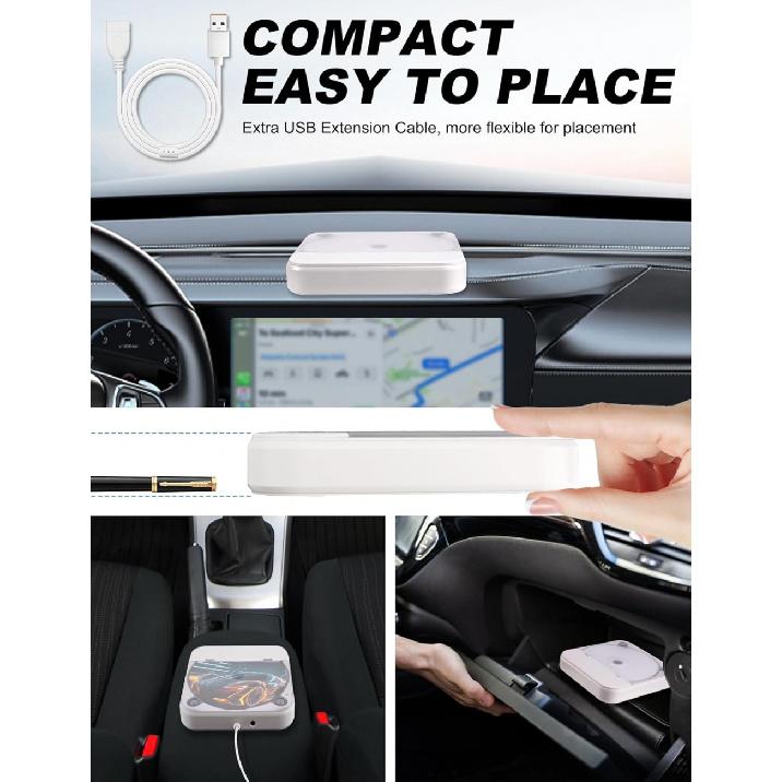 External Portable CD Player for Car - Car CD Player with USB Port AUX Port, Universal USB CD Player for Car, Laptop, TV, Computer