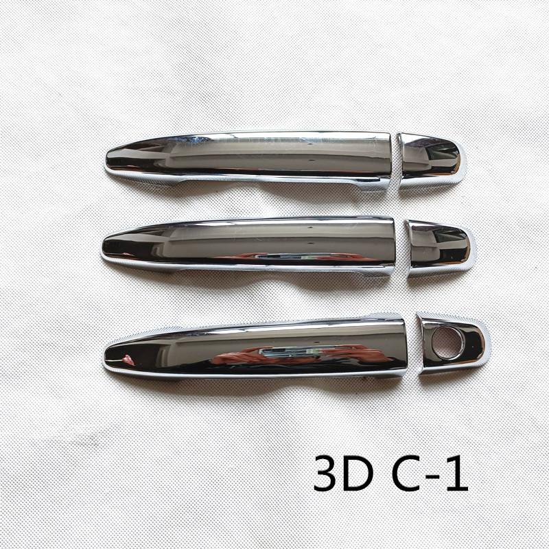 

Аксессуары для Toyota Land Cruiser Prado 120 J120 2003 2004 2007 2008 2009, пластиковая накладка на дверную ручку 3dc1