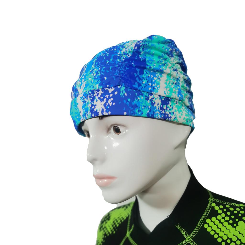 Custom Design Swim Caps Material Print OEM Logo Style Color Kids Swimming Hat Adults Swim Cap