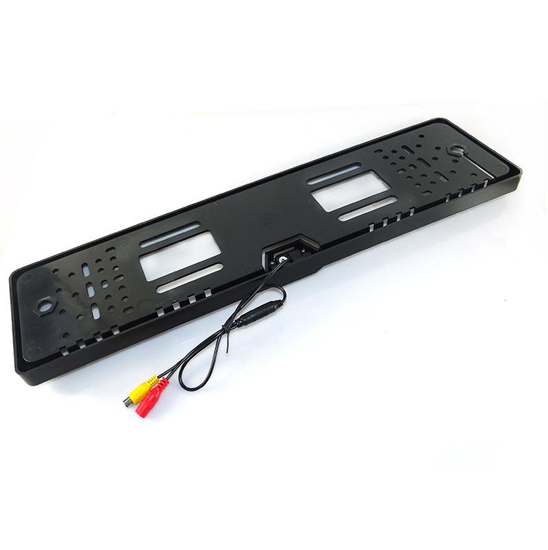 Suport european pentru plăcuța de înmatriculare cu cameră