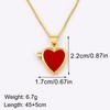 Nidin New Creative Design Love Heart Shape Flip Pendant Necklace For Women Men Family Photos Souvenir Jewelry Accessories Gifts