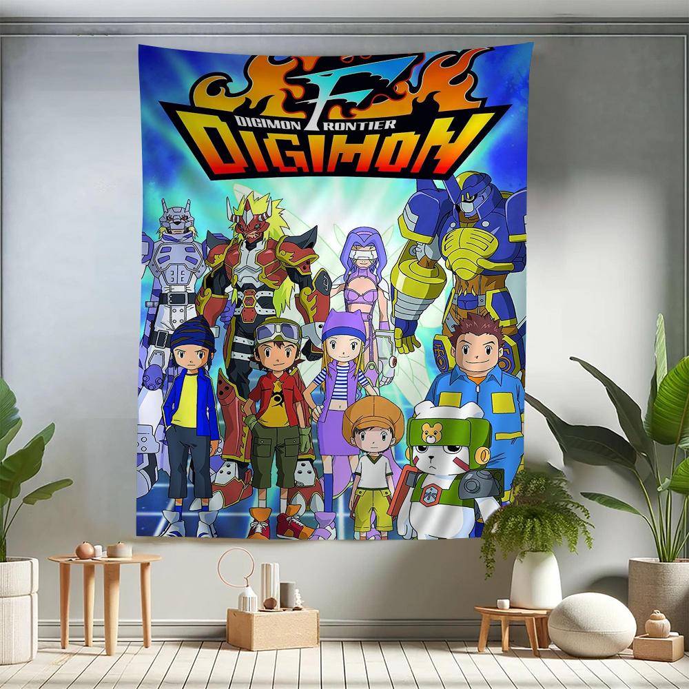 Digimon cartoon  Colorful Tapestry Wall Hanging Bohemian Wall Tapestries Mandala Wall Hanging Sheets