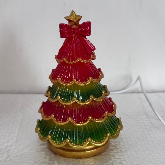 Christmas Tree Night Light Colorful Light-up Christmas Tree Xmas Table Centerpiece