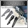 Calm Wish Motorcycle Yamaha Motorcycle Pegs Aluminum Step Bar YAMAHA Foot Rest YZF XJR Silver Left and Right Set Universal