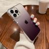 Transparent Gradient Rainbow Color Case For Iphone 13 12 11 Pro Max X Xr Xs Hard Acrylic Shockproof Crystal Cover Capa