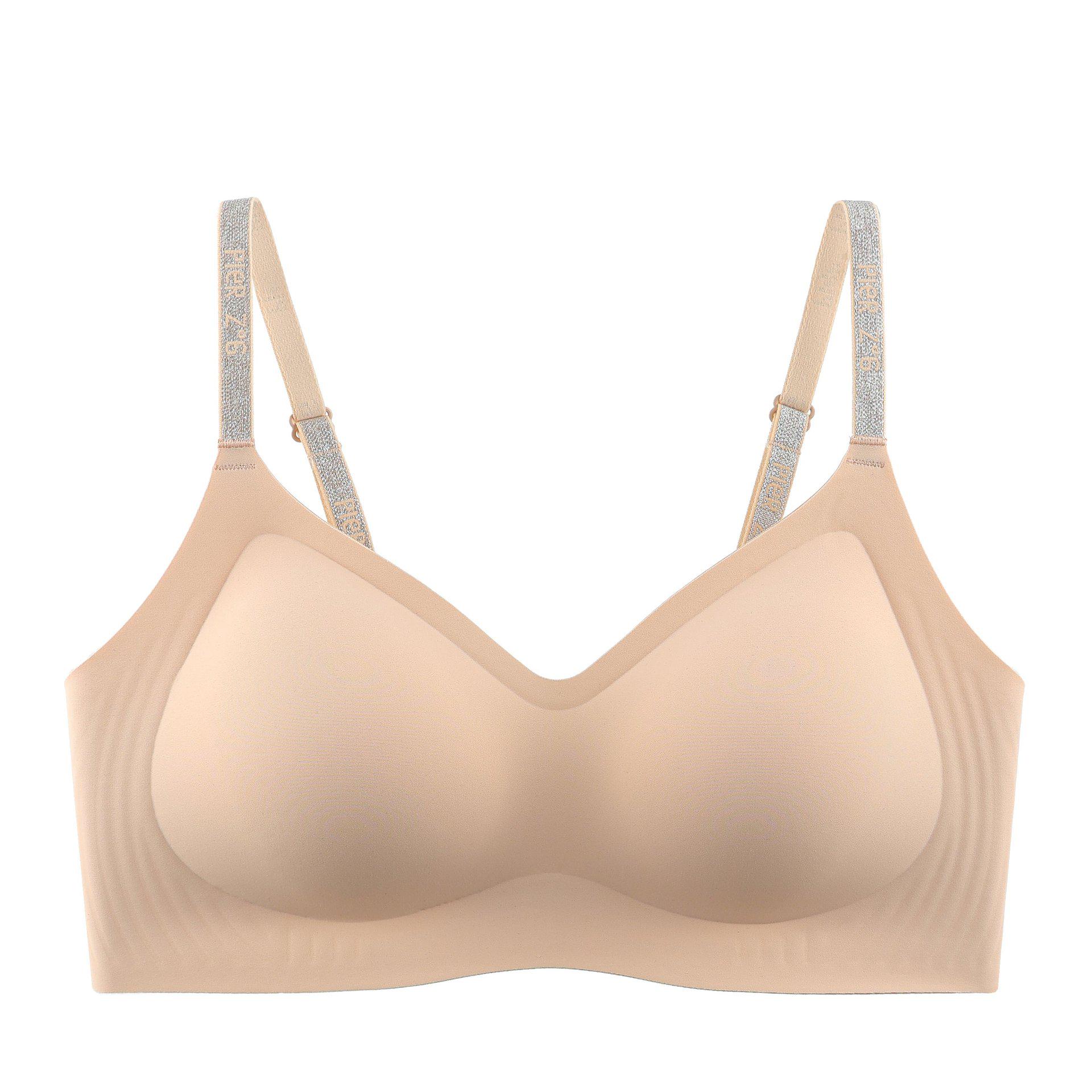 

Nude Feeling Camellia Women s Wire-Free Seamless Lifting Bra XXL (40/90AB)