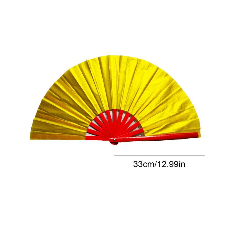 Kung Fu Tai Chi Fan Bamboo 33cm High-grade Right Hand Performance Fan Martial Arts Fans Wushu Products 13inch Hand Fan Gift