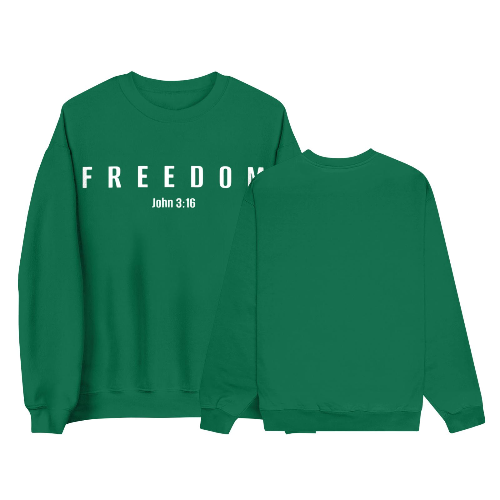 

Женский свободный свитшот с круглым вырезом и длинными рукавами, повседневный свободный крой на шнурке L зелёный