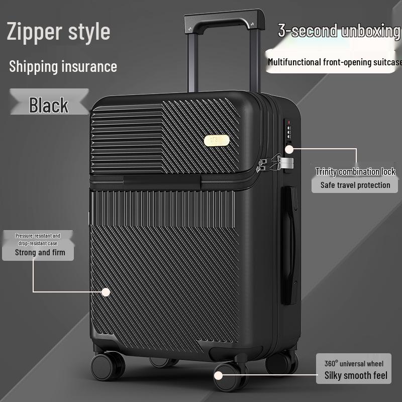 

Многофункциональный кожаный чемодан North Love: 20-дюймовый женский дорожный ручной багаж и 24-дюймовая мужская тележка с кодовым замком 20-inch