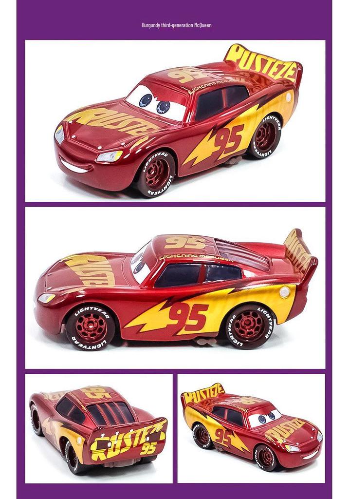 Lightning McQueen Alloy Toy Car Model - Generations 1, 2 & 3 Full Payment