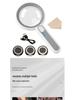 Sank Adjustable Lighted Magnifying Glass - High Magnification, Hardened Lens, Touch Switch, 5 Sizes