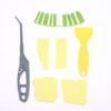 15 Pcs Caulking Tools For Tight Areas Bathroom Kitchen,Window,,Floor, Close-Area Sealant Silicone Caulking Finishing Tool