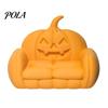 Festive Jewelry Organizer Halloween Tray, 3D Printed Ghost Pumpkin Couch Shaped Trinket Dish, Home Decor Gothic Small Decorative Dish for Rings
