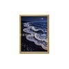 Handmade 3D Pearl Cross-Stitch Castle with Starry Sky Stickers and Indoor Decorative Frame