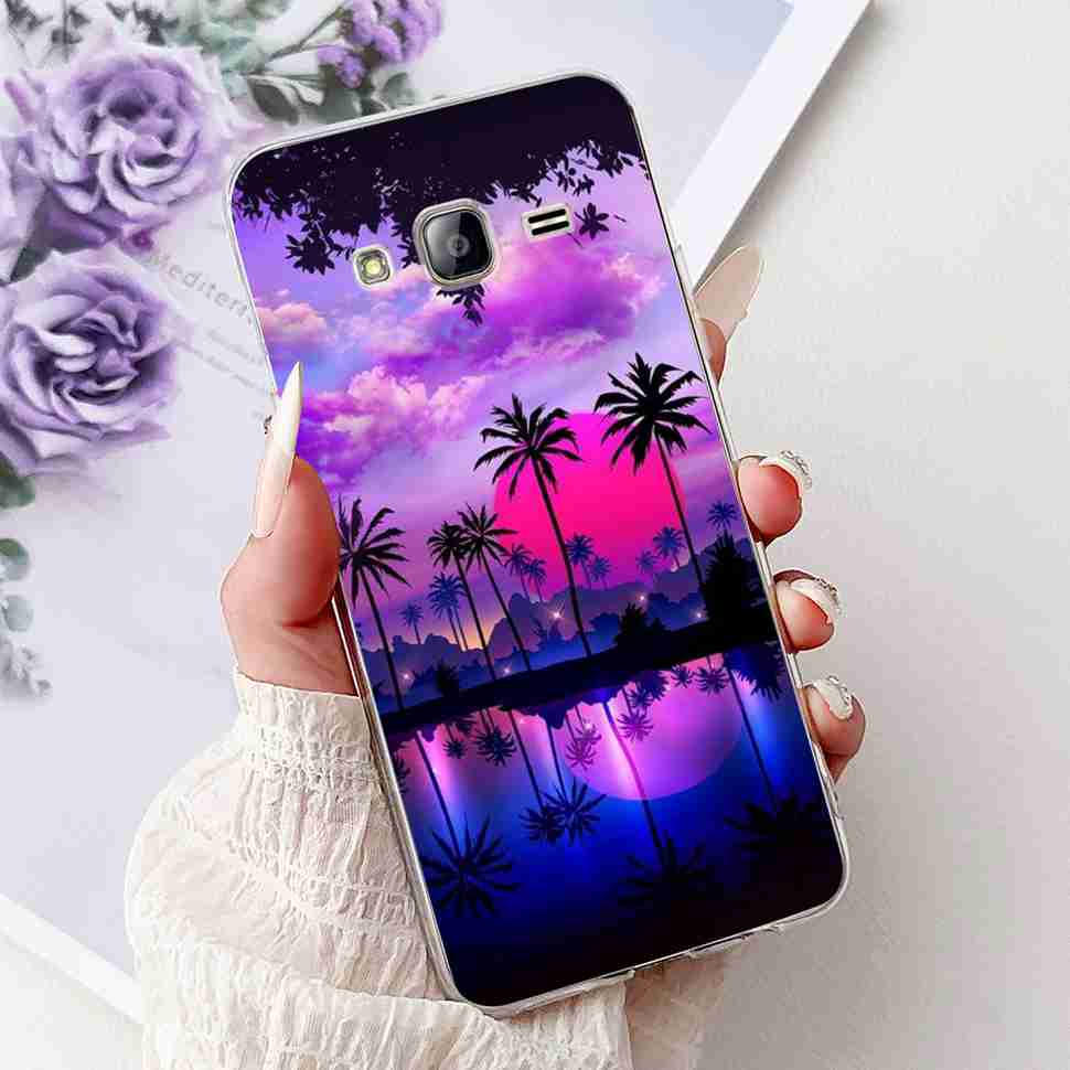 For Samsung Galaxy J5 Case Luxury Painted Cover Soft Slim Phone Case For Samsung J 5 J5 J500Y J500M 2015 Back Cover