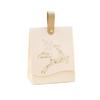10PCS with Leather Handles Merry Christmas Candy Gift Box Hot-Stamped Cookie Package Bag  Banquet