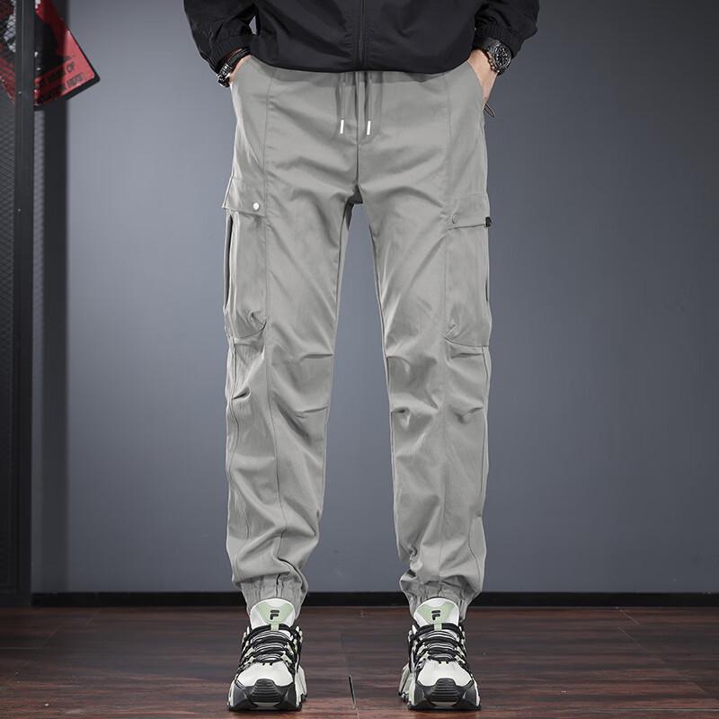 Men's Multi-Pocket Loose Fit Tapered Cargo Pants