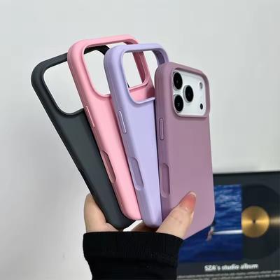 Magnetic Liquid Silicone Case for iPhone 17 17 Air 17 Pro 17 16 15 14 13 Pro Max For Magsafe Big Camera Hole Cover Shockproof Protective