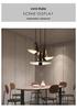 Nordic LED Pendant Light: Creative Designer Leather & Glass for Living Room or Bedroom.
