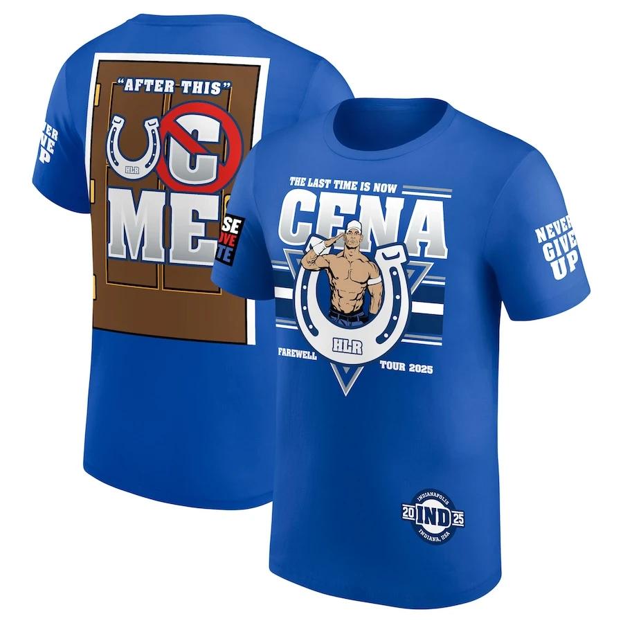 

Мужские футболки с коротким рукавом, модные, с 3D-принтом на тему WWE Джона Сины, с круглым вырезом - Мягкая полиэстеровая ткань средней эластичности, летняя одежда свободного кроя XXL