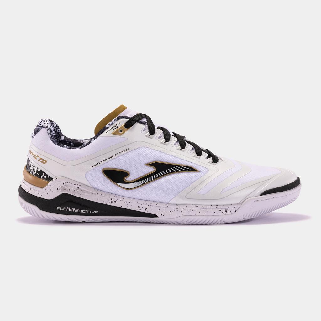 Joma Invicto INVS 24 IN soccer shoes breathable upper White