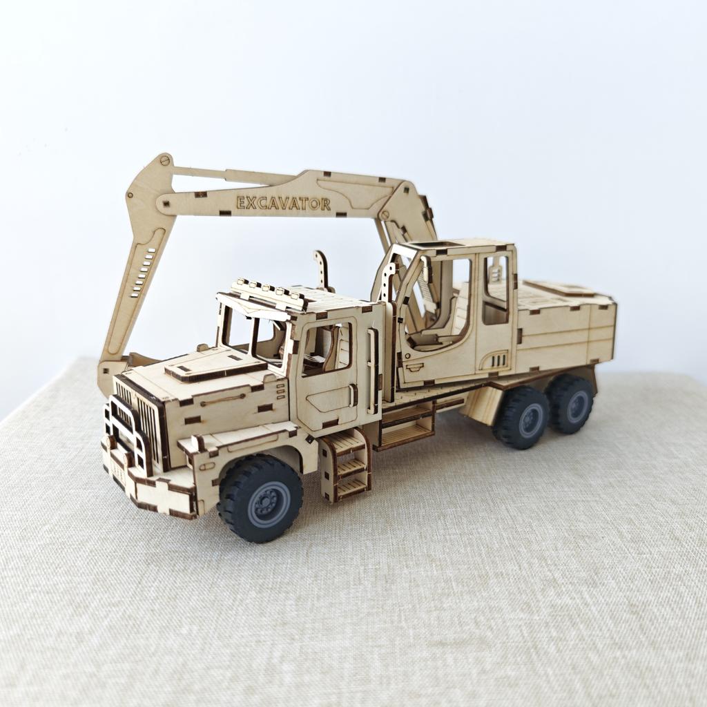 3D Wooden Puzzle Handmade DIY Craft Model Kit Hands-on Activity Table Decoration Birthday or Christmas Gift