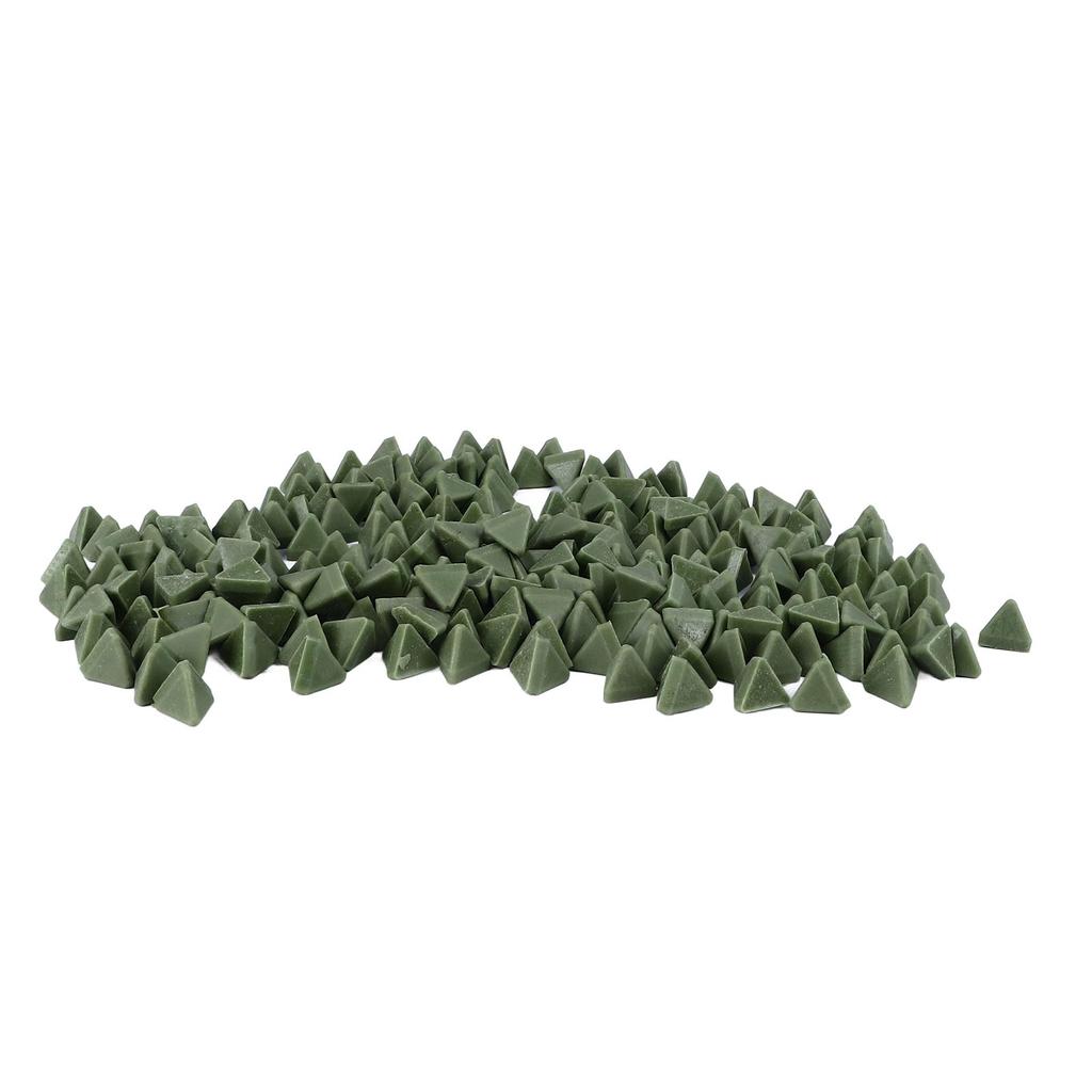 Triangle Resin Abrasive Efficient Resin Tumbling Media for Vibration Buffing Jewelry Polishing 15mm 17.6oz