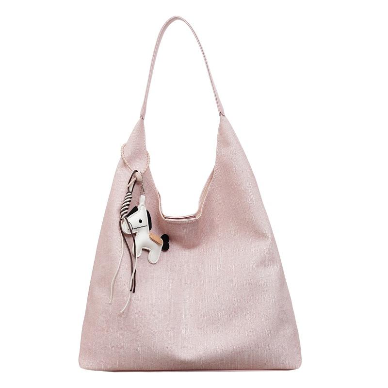 New Denim Shoulder Bags for Women Large Capacity Fashi Versatile Canvas Tote Bag Casual Minimalist Underarm Commuting Bag
