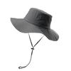 Summer sports sun hat men and women outdoor solid color fishing sun protection sun hat breathable casual big eaves bucket hat