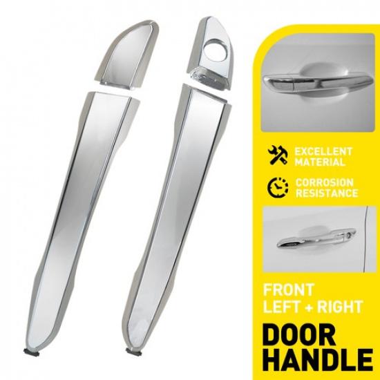 2x Exterior Handles Door Front Left Right Side Hand for Hyundai Tucson 2016-