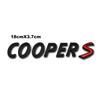 3D Metal COOPER S Decorative Sticker For MINI Cooper's Car Trunk Refurbishment Accessories