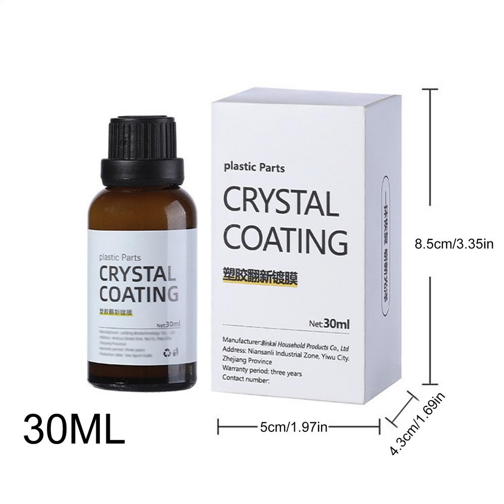 Car Plastic Restorer Back To Black Gloss Plastic Renovator Long Lasting Coating Leather Restore Auto Polish Cleaning Products