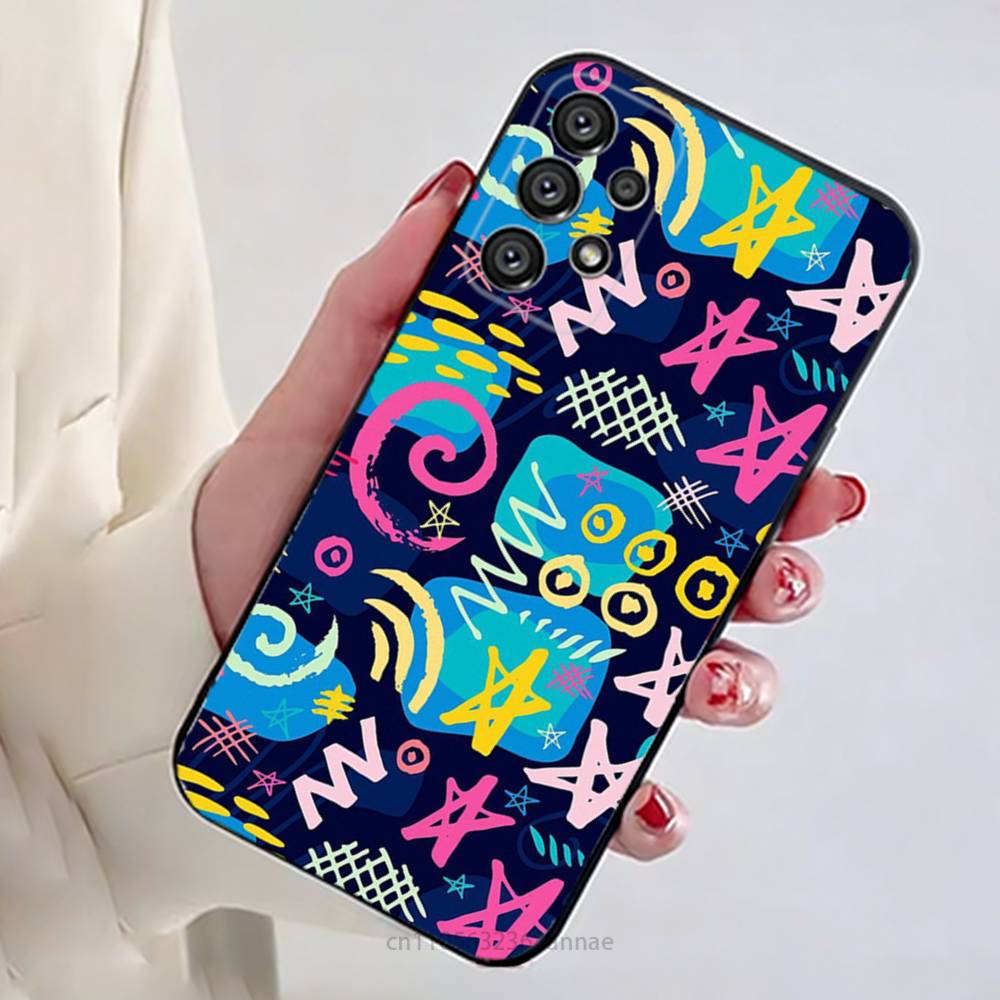 

Colorful graffiti Phone Case for Samsung Galaxy A73,23,53,33,14,24,13,72,22,52,32,54,A34 Soft Cover Samsung Note 10